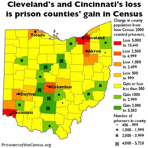 Cleveland and Cincinnati's loss is prison counties' gain in... | Prison Policy Initiative