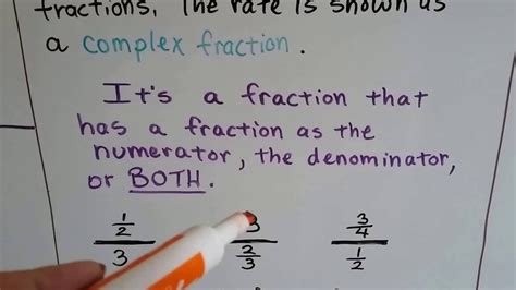 Complex Fractions 7th Grade Worksheet