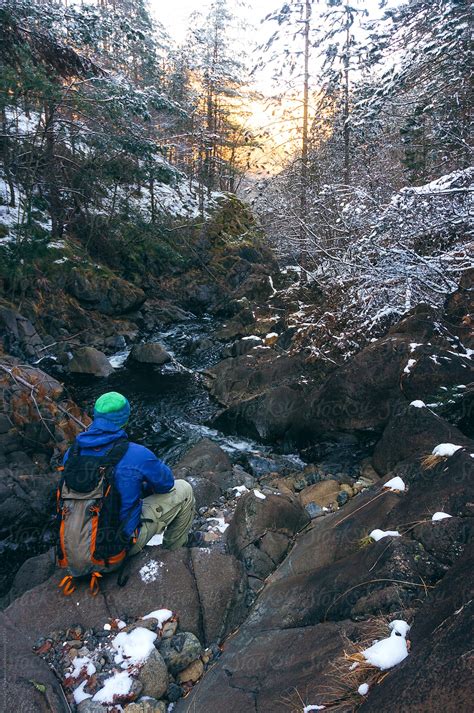 "Man Hiking In The Nature" by Stocksy Contributor "Dimitrije Tanaskovic" - Stocksy