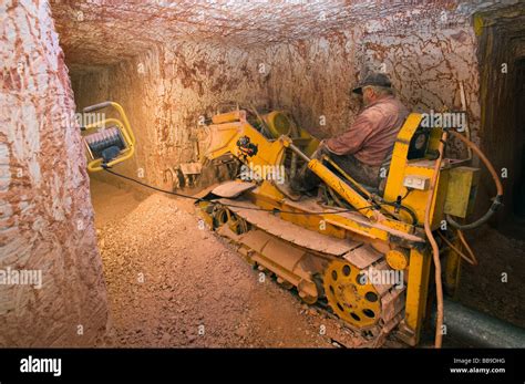 Tunneling machine on a drive (digging a horizontal tunnel) along the Stock Photo, Royalty Free ...