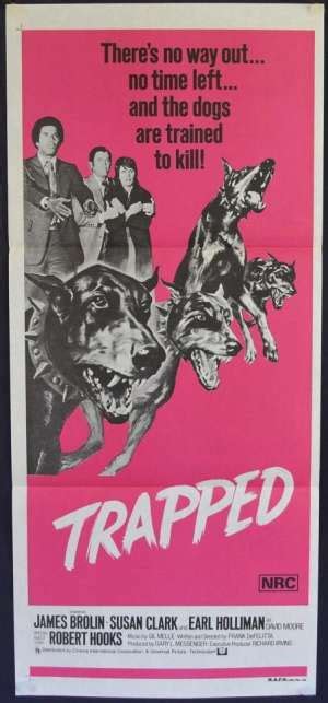 All About Movies - Trapped Movie Poster Original Daybill 1973 James ...