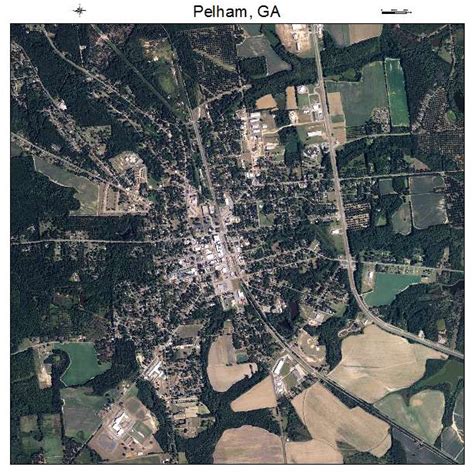 Aerial Photography Map of Pelham, GA Georgia