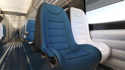 The futuristic luxury interiors of the British Bullet Train