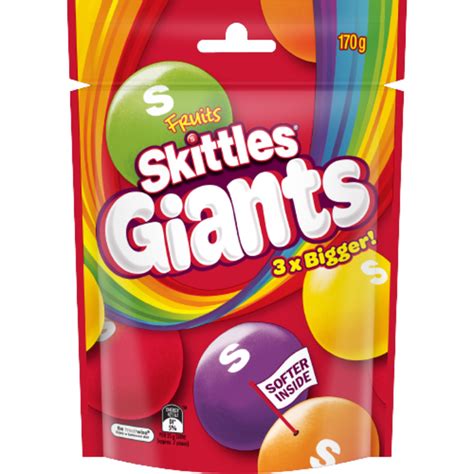 SKITTLES Giants Fruits Lollies Bag, 170 g | SKITTLES®