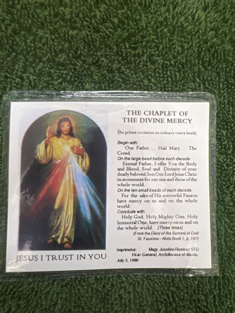 The Chaplet of the DIVINE MERCY (laminated) | Lazada PH