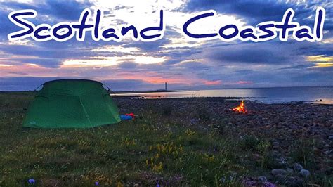 WILD CAMPING SCOTLAND - SOLO CAMPING ON A BEACH UK - YouTube