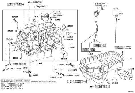 TOYOTA HILUXKUN25R-TRMDHN - TOOL-ENGINE-FUEL - CYLINDER BLOCK | Japan ...