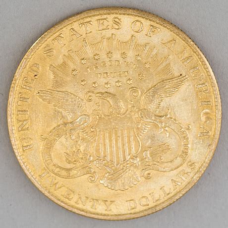 A 1904 20-dollar gold coin. - Bukowskis