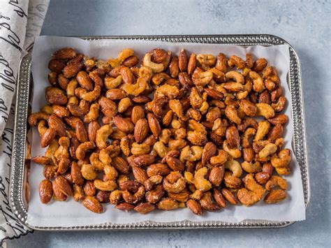 Air Fryer Honey Roasted Nuts - Simmer to Slimmer