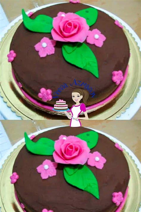 The BEST Diabetic Chocolate Cake with Chocolate Frosting - Veena Azmanov