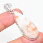 Scolecite Gemstone Handmade 925 Sterling Silver Jewelry Pendant 2.21 ...