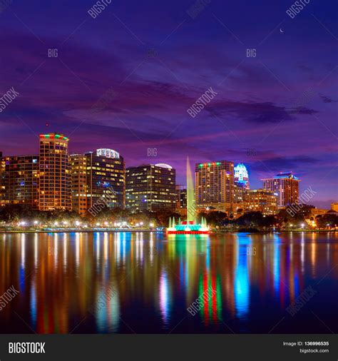 Orlando Skyline Sunset Image & Photo (Free Trial) | Bigstock