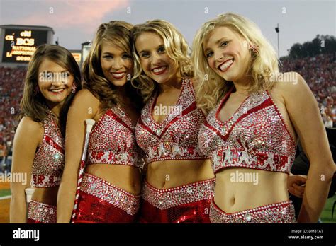 members of the University of Alabama Million Dollar band pose for a picture during the 2010 BCS ...