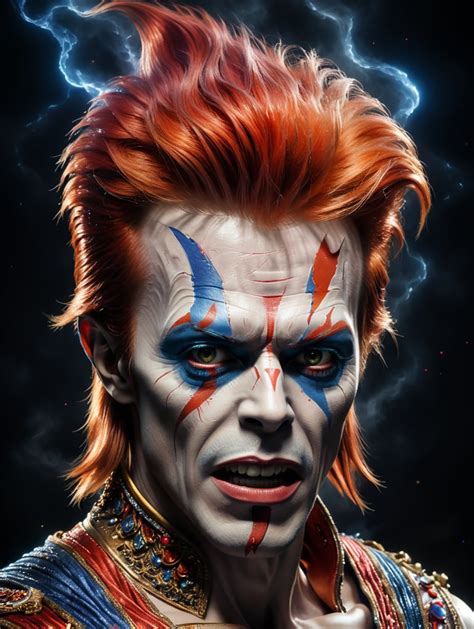 Premium Free ai Images | aladdin sane wallpaper david bowie