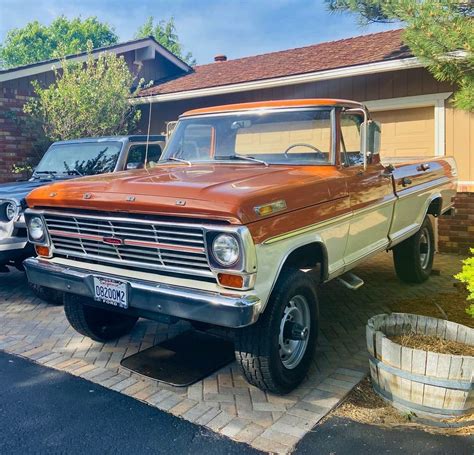 1969 Ford F250 Highboy Bumpside Two Tone 4x4 | Ford Daily Trucks