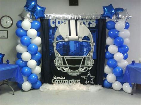 Dallas Cowboy bday party | Dallas cowboys birthday party, Dallas ...