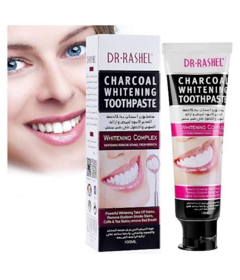 DR.RASHEL Charcoal Whitening Toothpaste Teeth Whitening Gum 100 ml: Buy ...