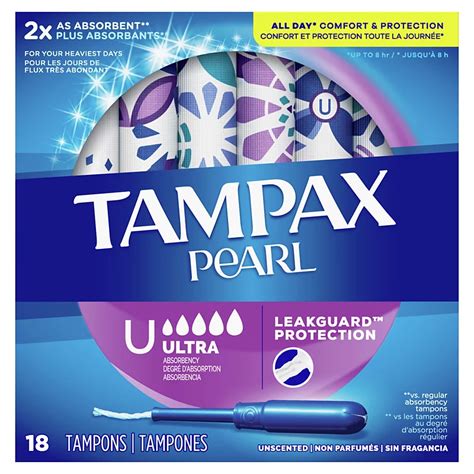 Tampax Pearl Tampons Ultra - Shop Tampons at H-E-B