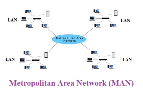 Network | Types of Computer Network - LAN, MAN and WAN - VidyaGyaan