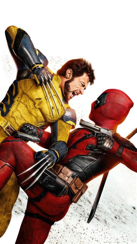 Deadpool Wolverine Movie 4K #1253c Wallpaper iPhone Phone