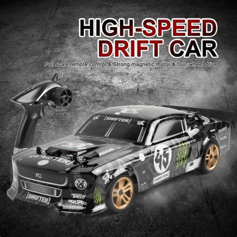 1/18 60km/h RC High-Speed Drift Racing Car 4WD Off-Road Vehicle Remote Control Big Rig Remote ...