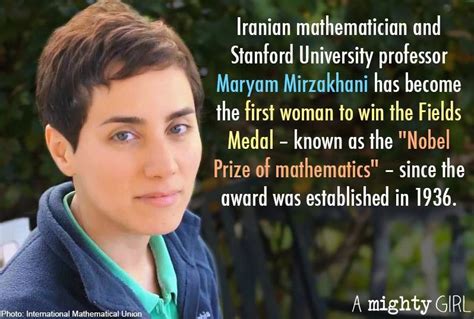 YWEPS: Iranian mathematician Maryam Mirzakhani has become the first woman to ever win the Fields ...