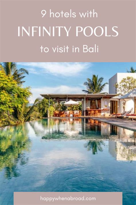 9 best Infinity Pools in Bali you need to see