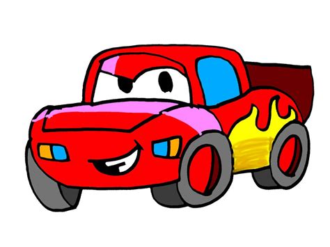 My drawing of Lightning McQueen by EvyOriginal on DeviantArt