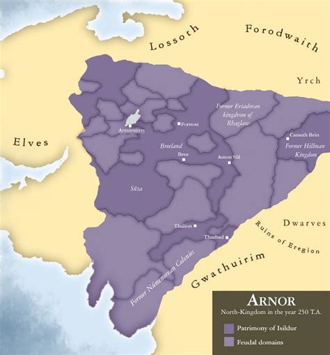 Political Map of Arnor image - Mod DB