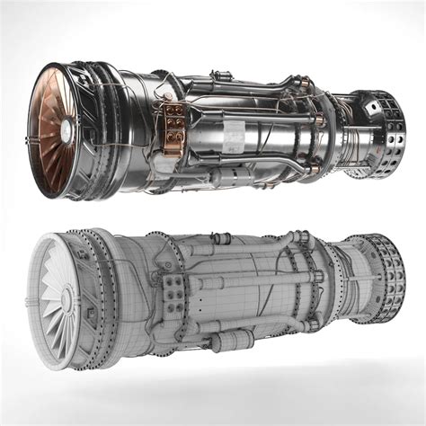 Turbofan engine - FlippedNormals