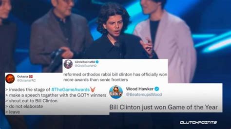 Twitter reacts to The Game Awards Bill Clinton Kid | Flipboard