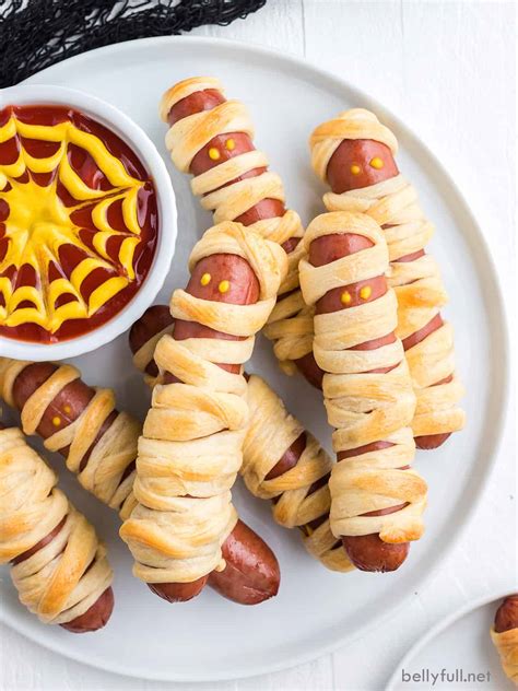 Mummy Hot Dogs Recipe - Belly Full