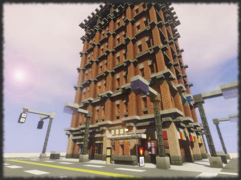 Modern Apartment Building Minecraft Map