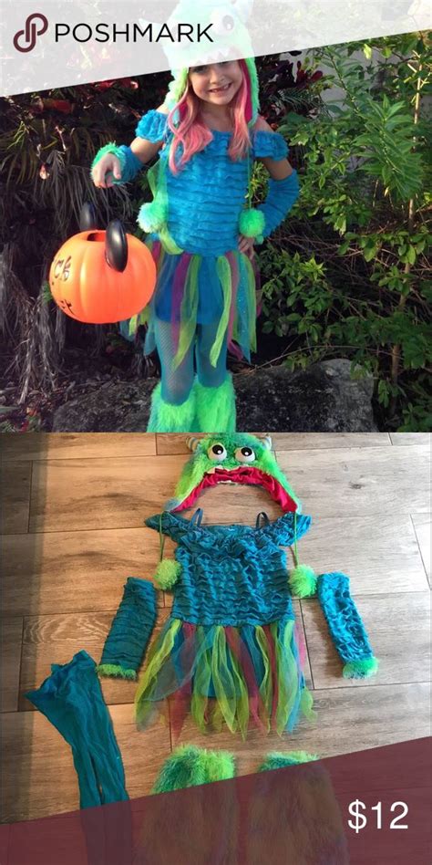 Cute monster costume Girls cute monster costume, size S. Costumes Halloween | Girl costumes ...