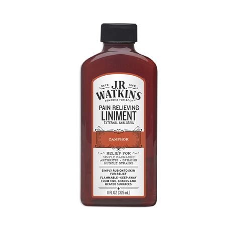 Buy J.R. Watkins Pain Relieving Liniment, Fluid Ounce, Original, 11 Fl Oz (Pack of 1) Online at ...