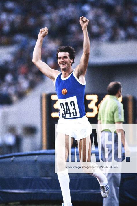 WESSIG Gerd Team GDR Olympic Champion Final High Jump Men World Record ...