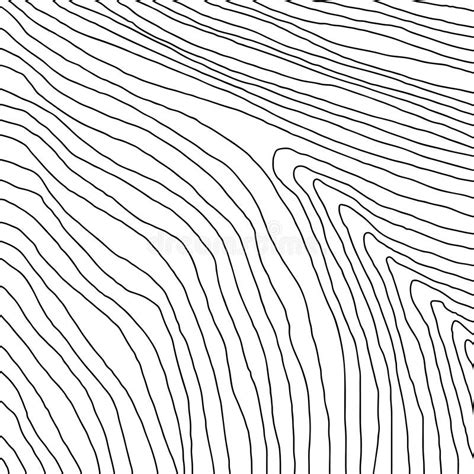 Curved Lines Drawn by Hand. Abstract Print. Abstract Geometric Background Art. Minimalist Art ...