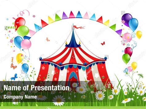 Circus for design powerpoint theme PowerPoint Template - Circus for design powerpoint theme ...