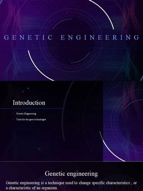 Genetic Engineering | PDF | Dna | Gene