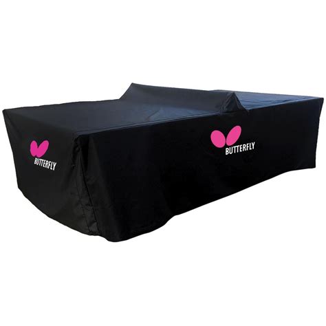 Butterfly Outdoor Table Tennis Table Cover (Concrete/Playground/Ultimate) - Black - Tennisnuts.com