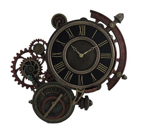 Mechanical Steampunk Astrolabe Star Tracker Wall Clock 17 Inch - Walmart.com