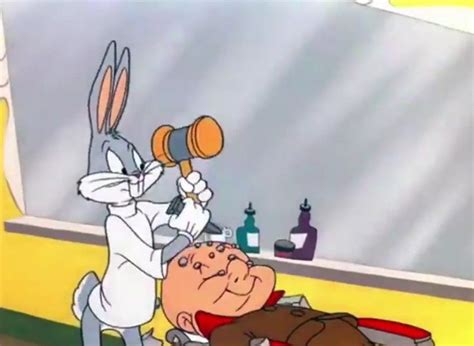 Bugs Bunny & Elmer Fudd in Rabbit Of Seville Elmer Fudd, Bugs Bunny, Seville, Looney Tunes ...