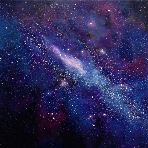 Galaxy Painting by Ivy Stevens-Gupta - Fine Art America