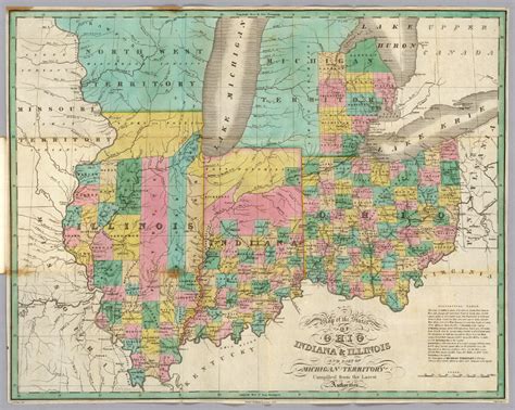 Ohio And Michigan Map | Time Zones Map