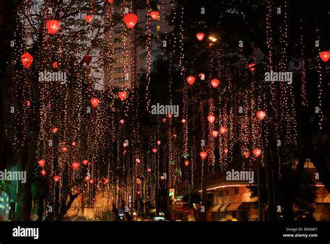 Street decorations Tet Festival Saigon Vietnam Stock Photo - Alamy