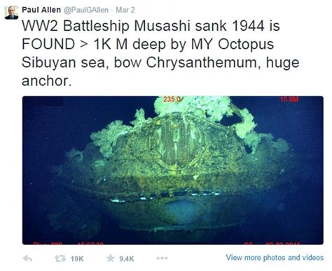 Legendary Japanese battleship found 3,000ft under the Pacific by Microsoft billionaire | Daily ...