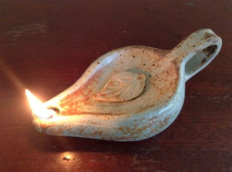 A ceramic oil lamp | Root Simple