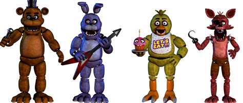 Remake Fnaf 1 Animatronics by Minecraftmichas3 on DeviantArt