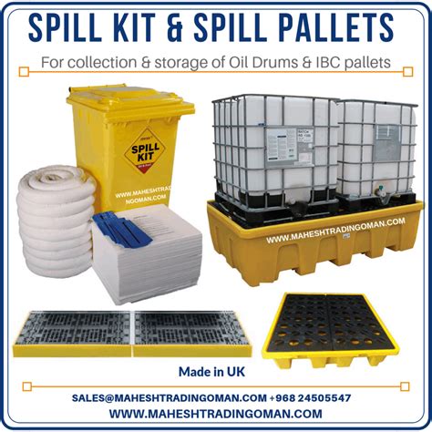 Spill Kits & Spill Pallets - Mahesh Trading Company LLC, Oman