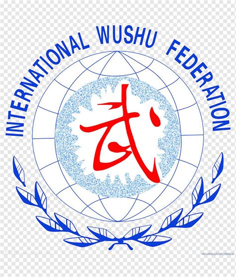 Logotipo de la federación internacional de wushu, logotipo de la asociación global de wushu ...